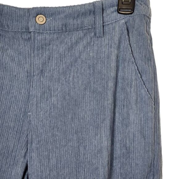 Wild Fable wide leg pants blue pockets corduroy lagenlook XXS - Picture 3 of 7